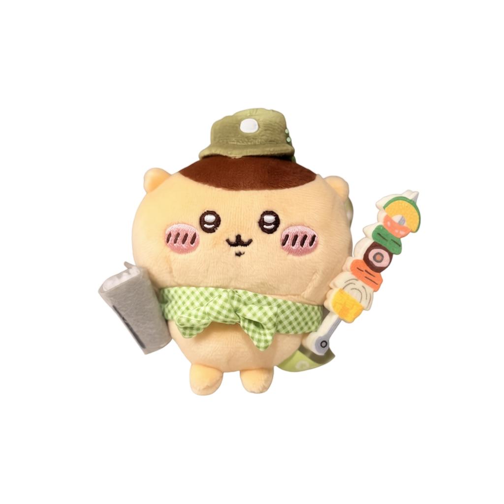 Plush Toy Picnic Series Soft Stuffed Animal with Hat and Shovel Accessory Cute Character Design for Collectors and Gift Display