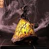 Halloween Witch Lamp Resin Sculpture Night Light for Bedroom Office Tabletop