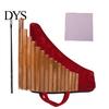Pan Pipes Flute Correctly Tuned Left-Hand Easy To Learn 15 Chinese Traditional Musical Instrument for Smell-less