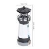 Landscape Light Outdoor Solar Power Rotating LED Light Landscape Lamp Garden Courtyard Decoration White Light Solar Power Light