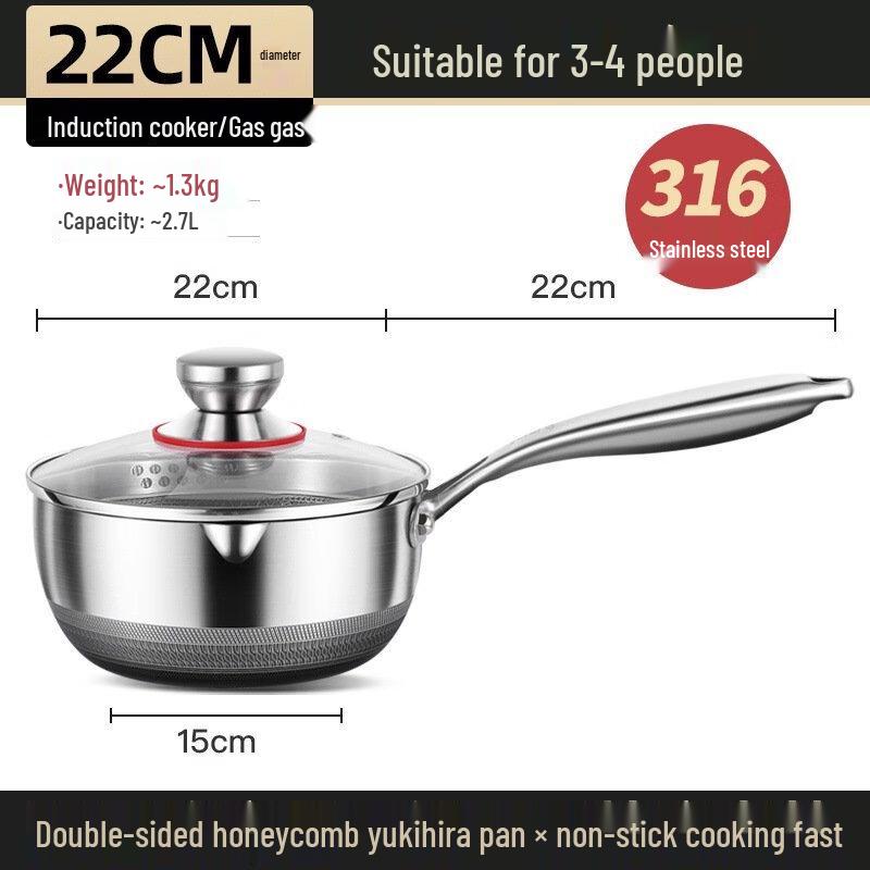Baldr Multi-purpose Stainless Steel Milk Pan