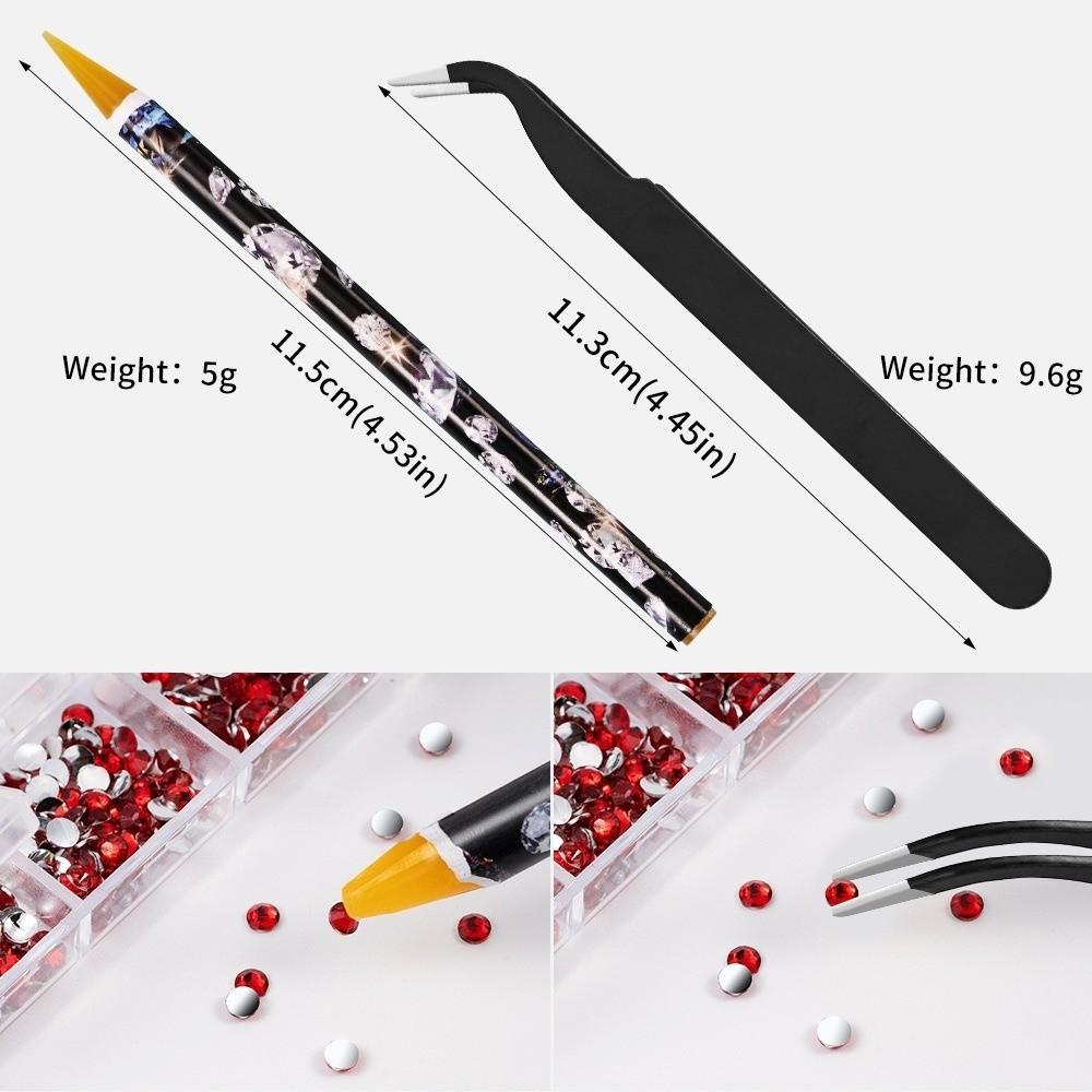 Glitter Finish Resin Rhinestone Kit Multicolor Diamond Art  for Clothing Decoration