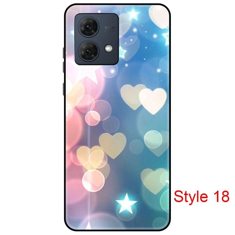 

Для Motorola Moto G84 чехол из ТПУ, мягкий милый мультяшный силиконовый чехол для телефона MotoG84, защитные противоударные чехлы серебряный