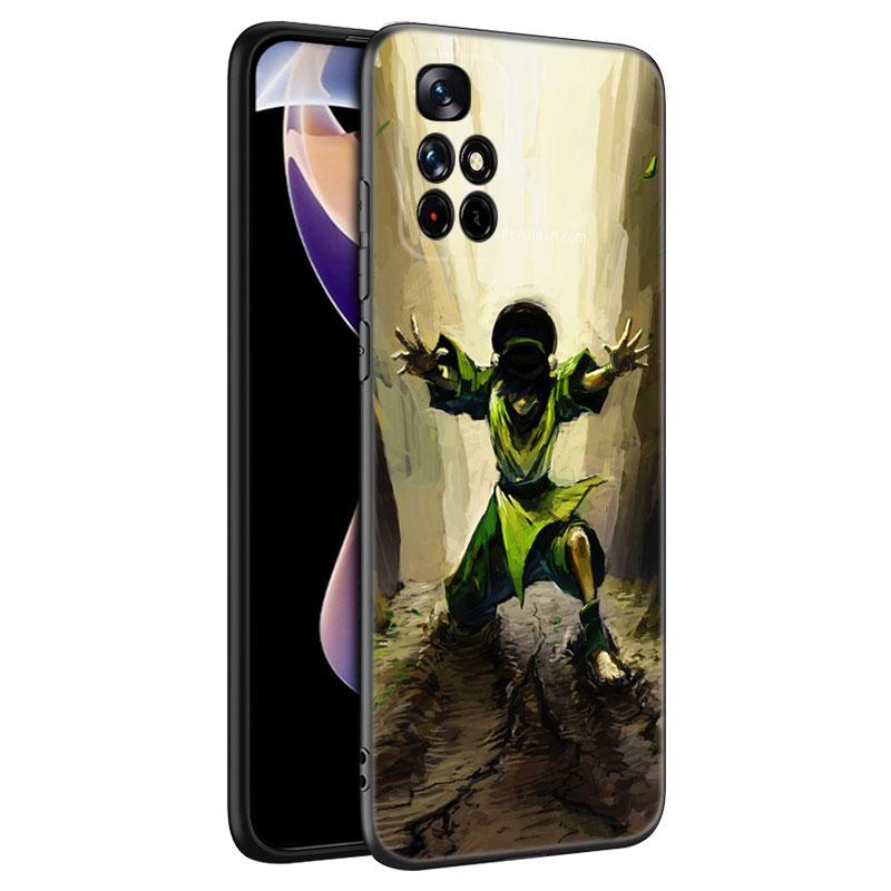 Avatar The Last Airbender Black Silicone Phone Case For Xiaomi Redmi Note 10 11 11S 12 13 4G 8 9 11T Pro 5G Plus 8T 9S 10S 12S