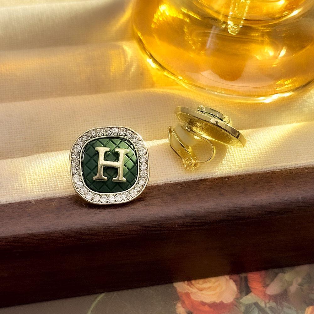 High-End Französische Dreieck Ohrclips ohne Piercing - Damen Einfache, Elegante, Luxuriöse Ohrringe