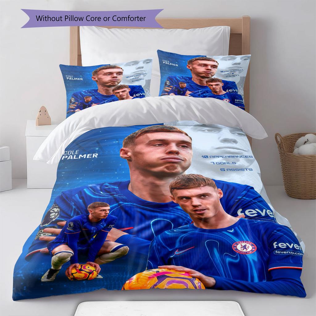 Cole Palmer Icon Bedding Quilt Set Quilt Cover Pillowcase Home Decoration Birthday Gift (1 * duvet cover + 2 * pillowcase, without core)