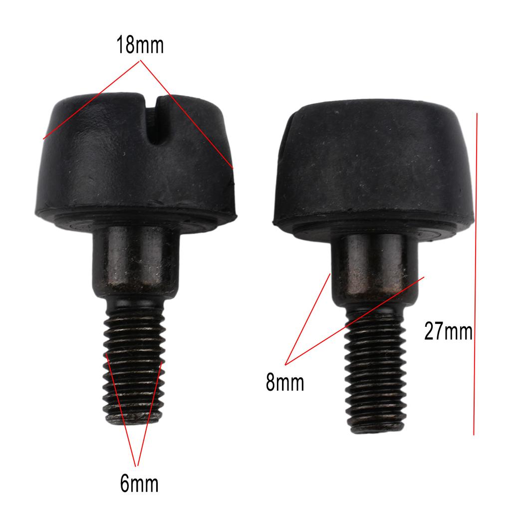 Stop Screw Bumper Clip Rubber Buffer Cap Car Parts Easy Installation Set Accessories Front Rubber BUMPER Black