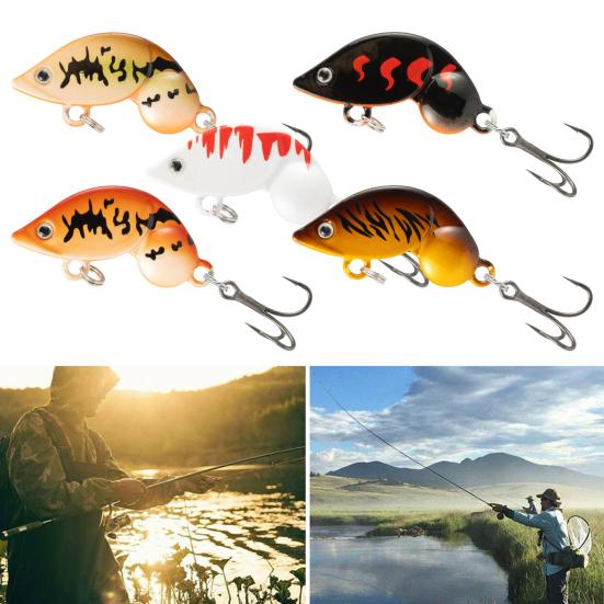 Lure Bait with 3D Simulated Eyes Bright Color Realistic Looking Artificial Lure Bait
