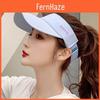 Summer Sunshade Cap For Women Foldable Breathable Polyester Outdoor Hat