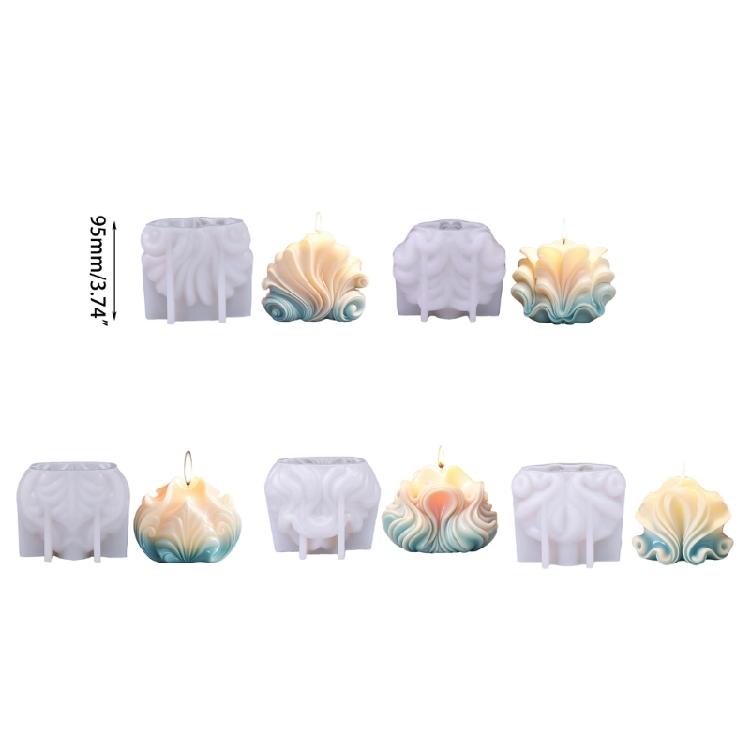 Conch Candle Siliucone Molds 3D Conch Candle Molds