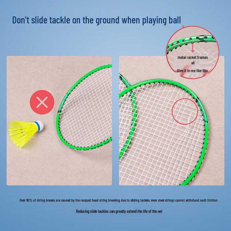 Deli Angnet F2101 Badminton Racket Set