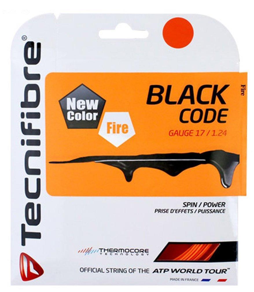 Tecnifibre Tennis Black Fire String, Code, 1.24mm, TFG504, (FR)