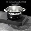 304 Stainless Steel Double Layer Insulated Noodle Bowl - Portable Bento & Lunch Box