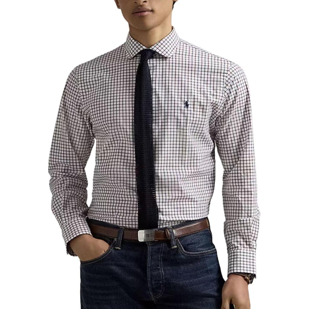 Polo Ralph Lauren Plaid Long Sleeve Button Down Shirt Slim Fit Men shirts 710968938-004