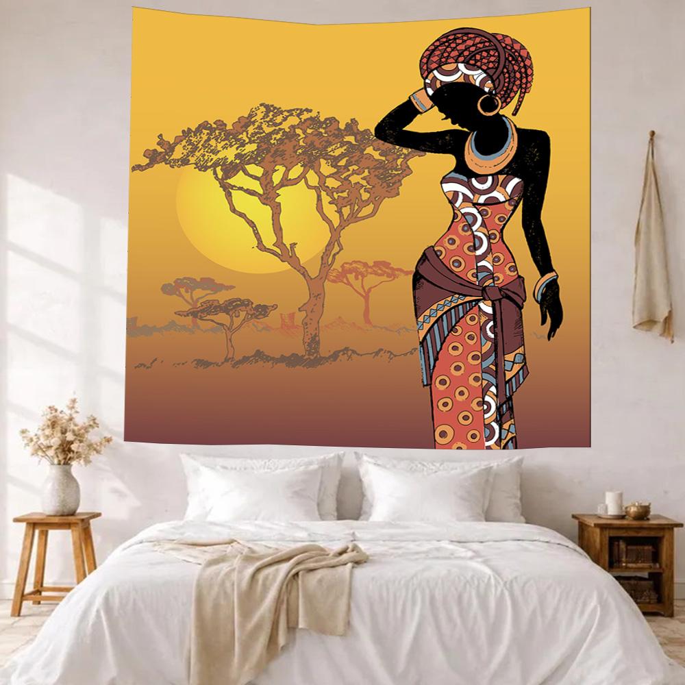 Afrikanischer Stil Wanddekoration Wandteppich Kunst Für Haustier-Gedenken Geburtstag Hochzeitsparty Hintergrund Familiengeschenk