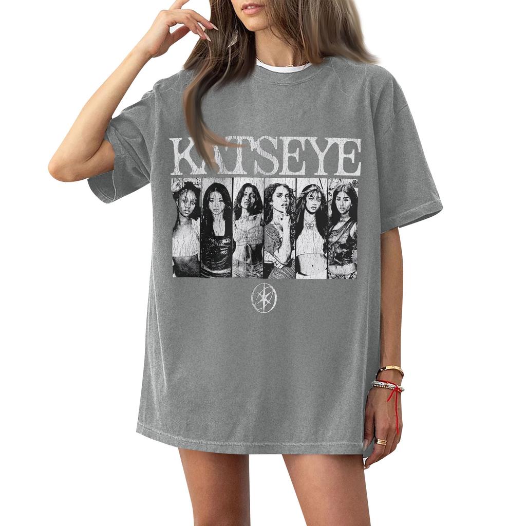 Women's Round Neck Printed Short-sleeved T-shirt Top