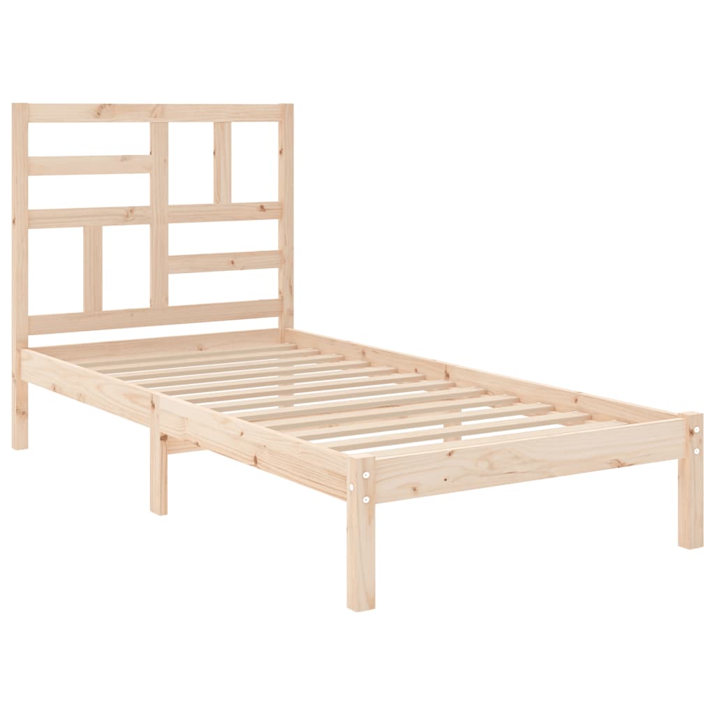 Solid Wood Bed 90 X 190 Cm