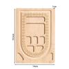 Solid Wood Necklace & Bracelet Display Tray - DIY Design, Beading, Handmade Template Holder