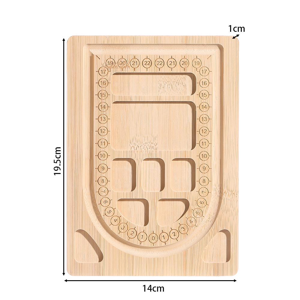 Solid Wood Necklace & Bracelet Display Tray - DIY Design, Beading, Handmade Template Holder