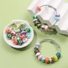 30/50/100pcs Jelly Color Mixed Garden Beads European Craft Beads Large Hole Interval Beads DIY Jewelry Bracelet Necklace Jewelry Making