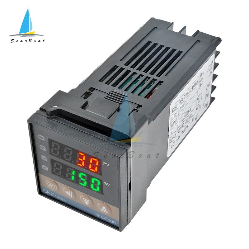 100-240VAC REX-C100 PID Regolatore Intelligente di Temperatura Universale/Tipo K REX C100 Termostato Uscita Relè SSR