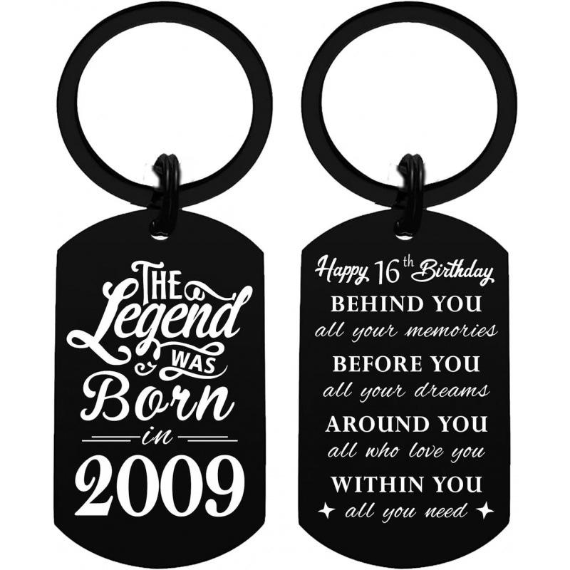 Men's Black Stainless Steel Military ID Card Keychain with Double-Sided Laser Engraving