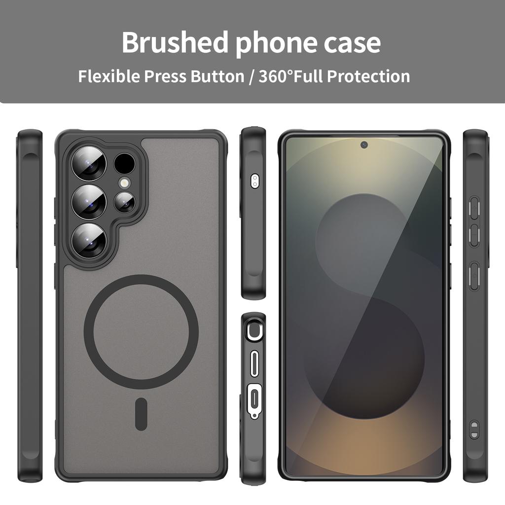 Samsung Galaxy S25 Ultra Phone Case,Magnetic Shockproof Phone Case,Bumper Hybrid Cover for Samsung Galaxy S25 Ultra