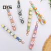 Boho Macrame Phone Wrist Strap Hand-Woven Cell Phone Lanyard Keychain Wristlet Charm Anti-Loss Phone Chain for Women Girls