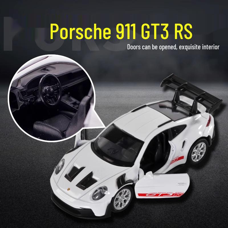 CH554071 911 GT3 RS Alloy Pull-Back Toy Car with Opening Double Doors