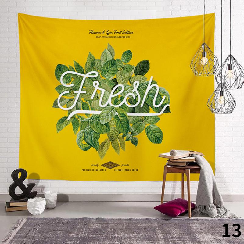 Wandteppich mit tropischen Pflanzen, Palmblättern, für den Sommer, Grünpflanzen, Party für die Inneneinrichtung, Ästhetik, Wandteppich mit Blättern