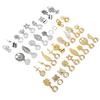 114pcs Dreadlocks Ring Alloy Exquisite Hair Braid Coil Cuffs Pendants Decoration for Wedding Party