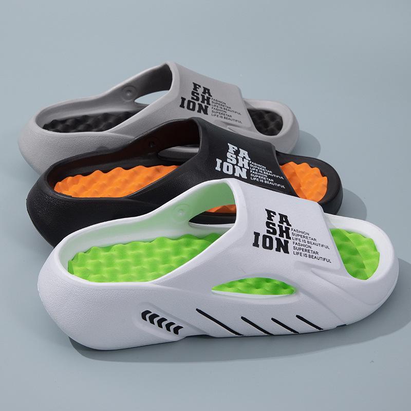 Herren Übergröße Sommer Outdoor Rutschfeste Sportliche Flip-Flops mit Dicken Sohlen