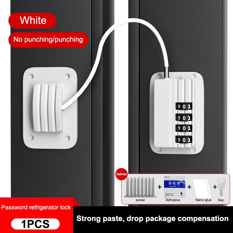 New Digital Password Limit Positioning Combination Lock Baby Safety Children Protection Sliding Closet Window Safety Fridge Lock