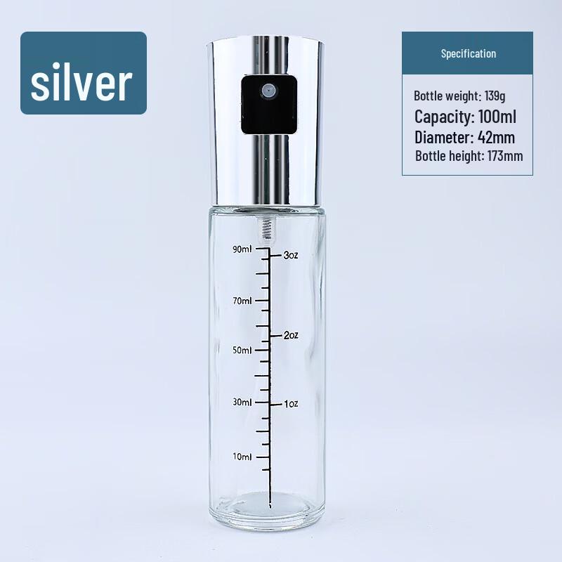 ZISIZ Glass Oil Sprayer & Dispenser with Scale