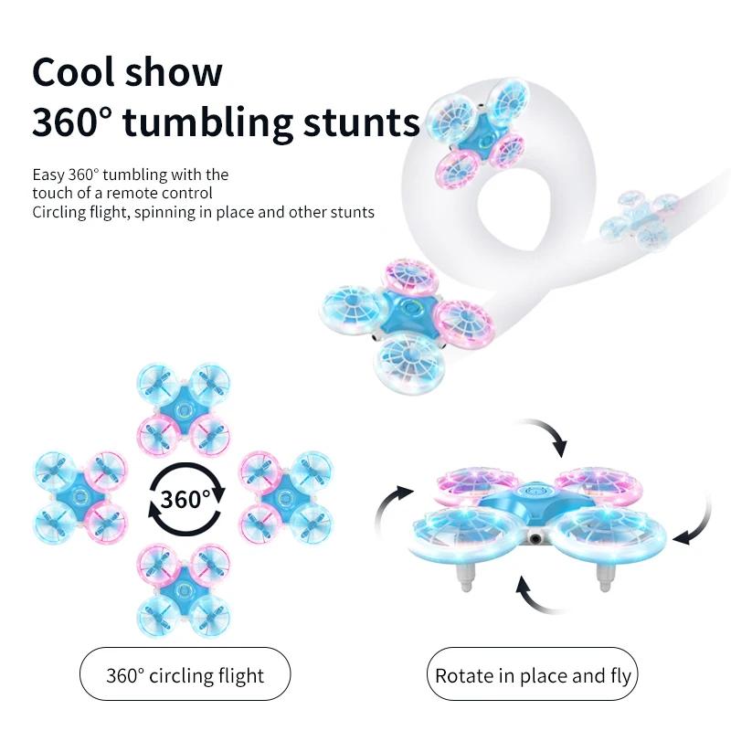 Mini Ufo Drone Toy RC Plane Dron Altitude Hold Radio Controlled Helicopters Aircraft Obstacle Avoidance Toy Racing Drones Toys