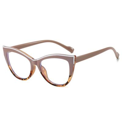 Quadratische Blaulichtfilternde Brille für Damen Retro Filter UV Beliebter Brillengestell Lesebrille für Damen