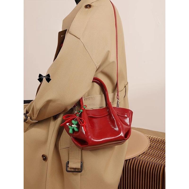 Original Christmas Puppy Dumpling Bag Girl 2025 Spring New Red Wedding Bag Premium Messenger Bag