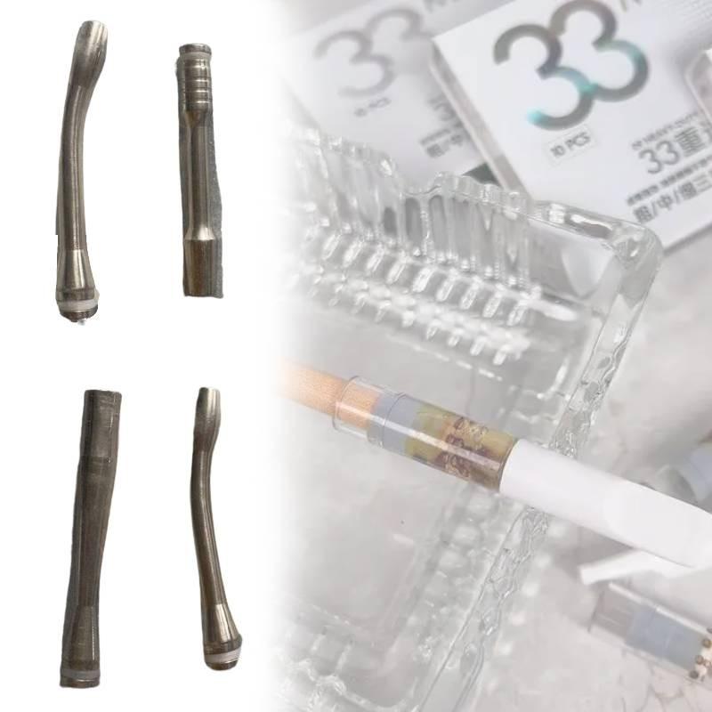 Metal Cigarette Filter With Loop Cleaning Core For Smoking Accessories