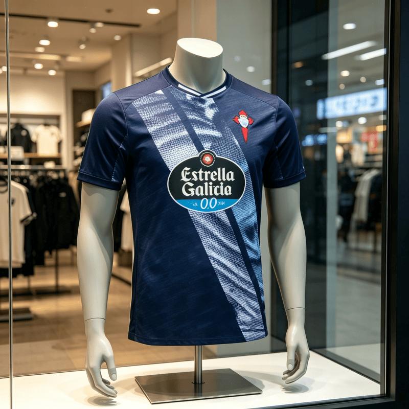 Maglia da Calcio Home Celta Vigo Retro Ispirata - Vendita Calda Unisex - T-shirt Traspirante ad Asciugatura Rapida Estiva per Partite - T-shirt per Famiglia e Bambini
