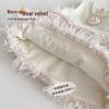 2025 New Winter Little Girls' French Chic Fleece-Lined Sleeveless Princess Dress