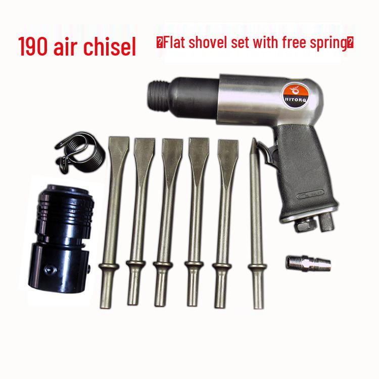 Hailiqi Pneumatic Chisel & Hammer Tool Set - Impact Hammer, Scraper, Pick Options (150, 190, 250)