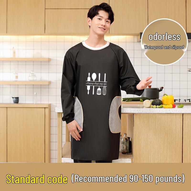 Waterproof Long-Sleeve Chef Apron