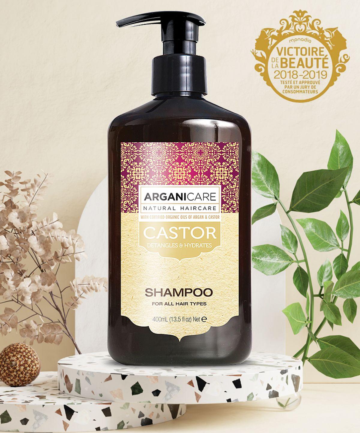 Castor & Argan Oil Hair Strengthening Shampoo 400ml