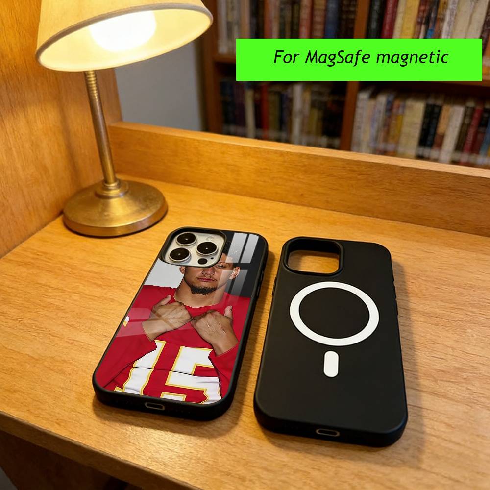 Patrick Mahomes Phone Case For iPhone17,16,15,14,13,12,11 Plus,Pro Magnetic For Magsafe Wireless Charging