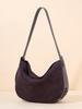 Leather Messenger Bag Women'S Fashion Retro First Layer Matte Cowhide Shoulder Armpit Bag Versatile Lower Dumpling Bag