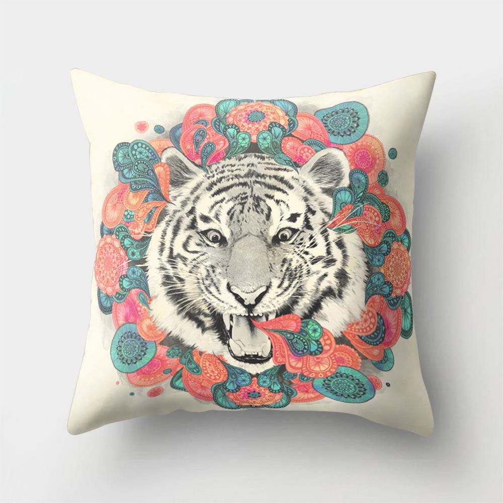 Office Pillow Cartoon Pattern Creative Home Polyester Yiwu Pillow Car Waist Pillow