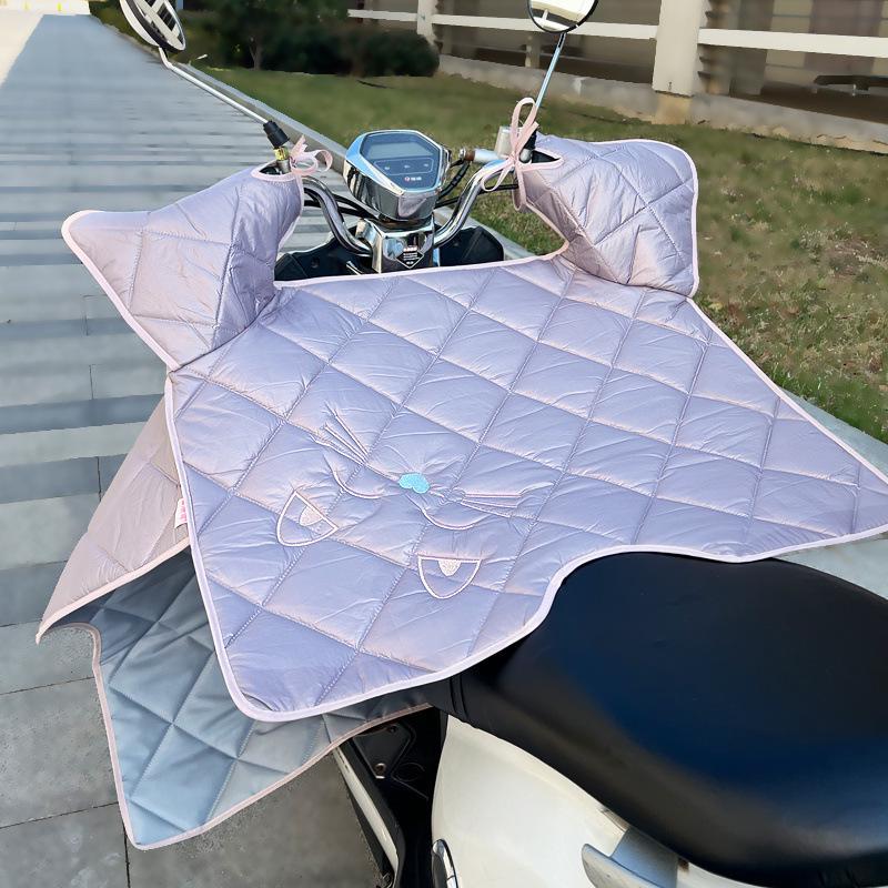 Universal Electric Vehicle Motorcycle Sunshade - Waterproof, Medium-Thick for Spring and Autumn