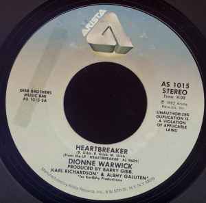 

7inch Record DIONNE WARWICK - Heartbreaker AS1015 Arista 1982 US Soul/Funk Used
