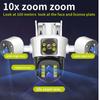 8K 16MP Wifi IP Outdoor Four Lens 10X Zoom PTZ Camera Auto Tracking Smart Security Protection Video Surveillance