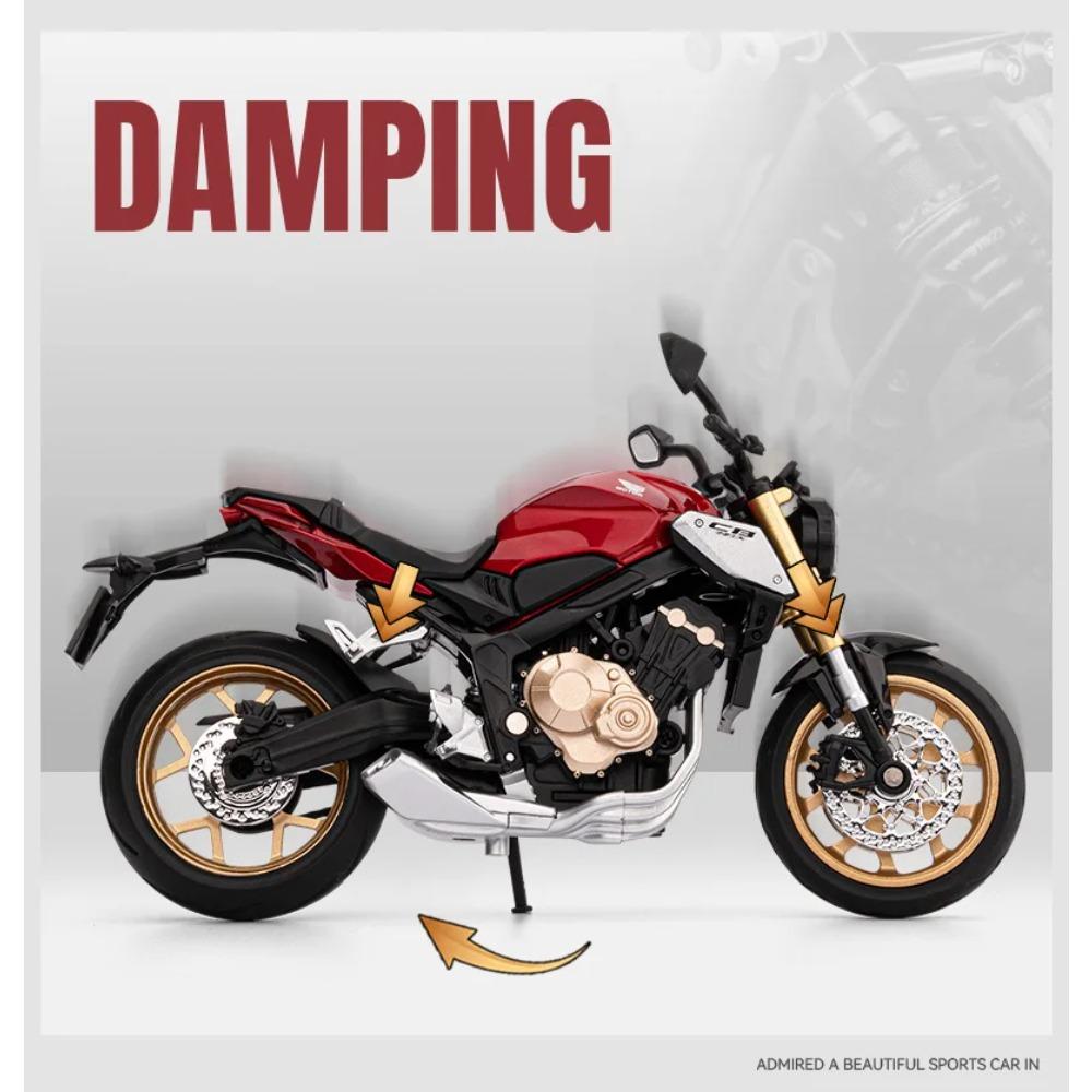 1/12 Honda CB650R E-Clutch Legierung Druckguss Motorrad Modell Fahrzeug Sammlung Ton und Licht Off Road Autocycle Spielzeug Auto